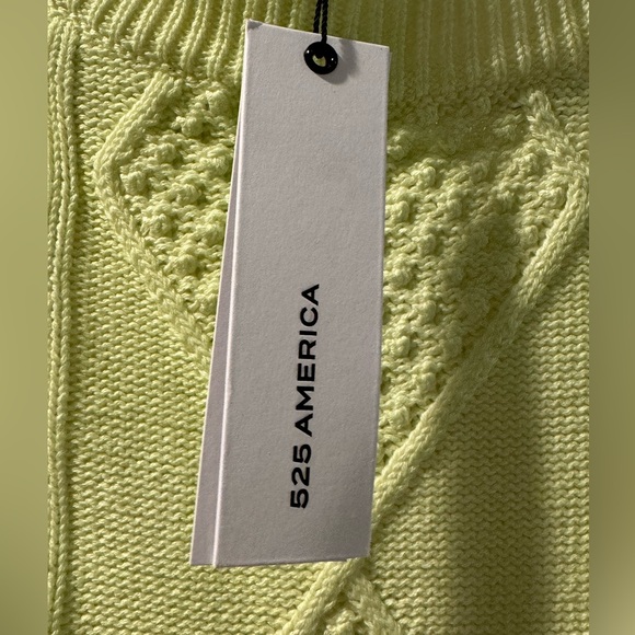 525 America NWT Ombré Cable Knit Crewneck Sweater - Picture 5 of 6